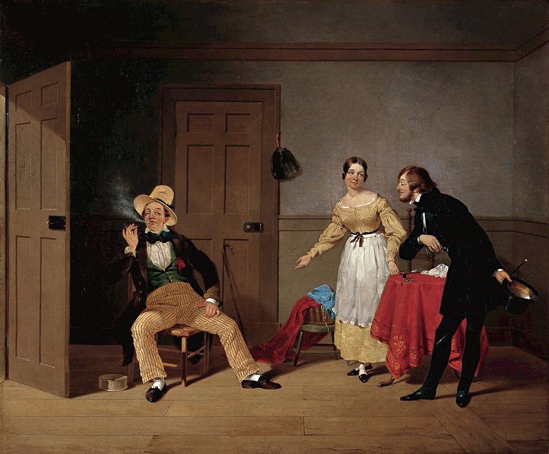 Франсис Вильям Эдмондс (1806-1863) - Город и провинциальный щёголь. часть 2 Американские художники