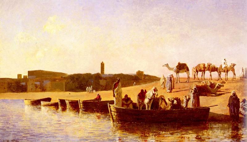 Weeks Edwin Lord At The River Crossing, Эдвин Лорд Уикс
