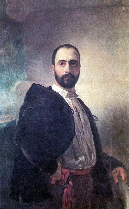 Портрет Анджело Титтони1. 1850-1852. Карл Павлович Брюллов