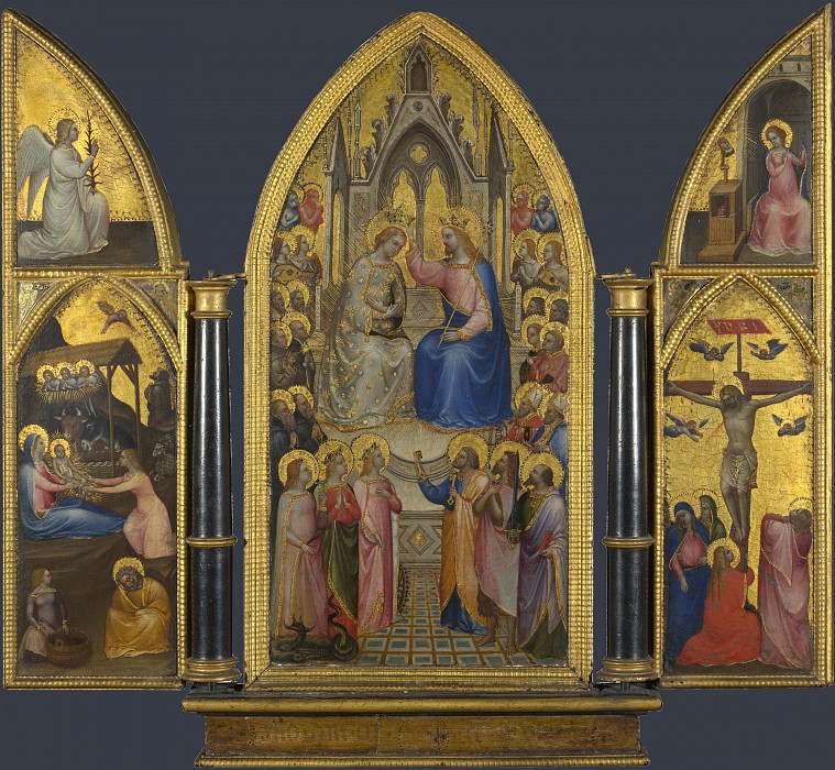 Джусто де Менабуо - Триптих Коронование Девы Марии (открытый). Часть 3 Национальная галерея