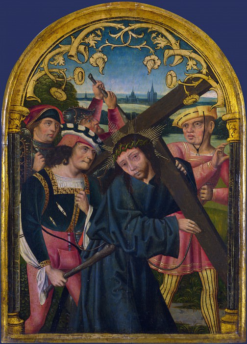 Северонемецкий мастер, ок 1490-1510 - Несение креста. Часть 3 Национальная галерея