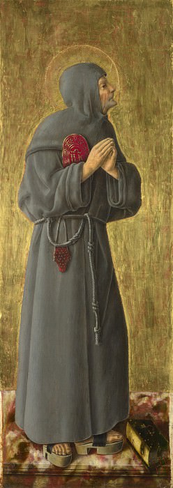 Giorgio Schiavone - Saint Bernardino. Part 3 National Gallery UK