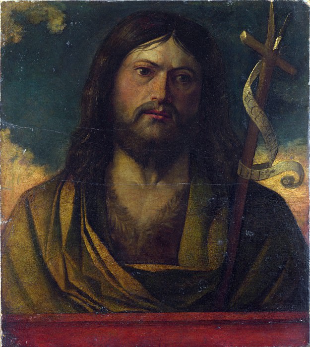 Giovanni Buonconsiglio - Saint John the Baptist. Part 3 National Gallery UK