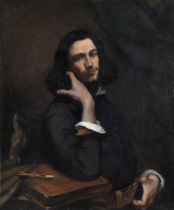 Gustave Courbet - Self Portrait (LHomme a la Ceinture de Cuir). Part 3 National Gallery UK