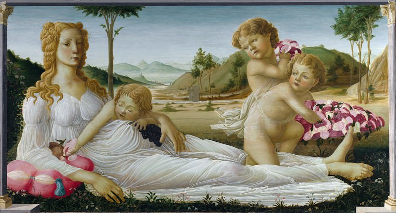 Флорентийская школа, ок 1500 – Аллегория, Часть 3 Национальная галерея