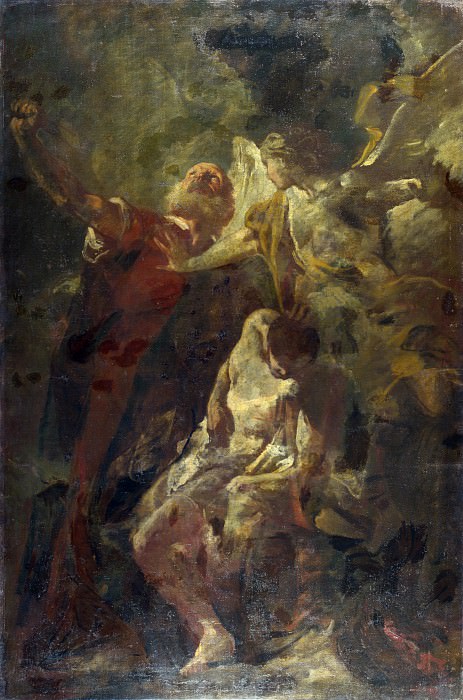 Giovanni Battista Piazzetta - The Sacrifice of Isaac. Part 3 National Gallery UK