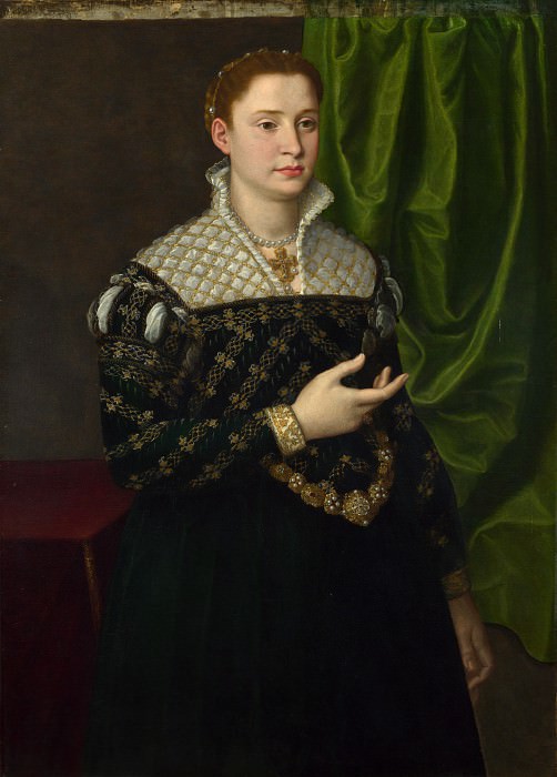 Italian, Florentine - Portrait of a Lady. Part 3 National Gallery UK