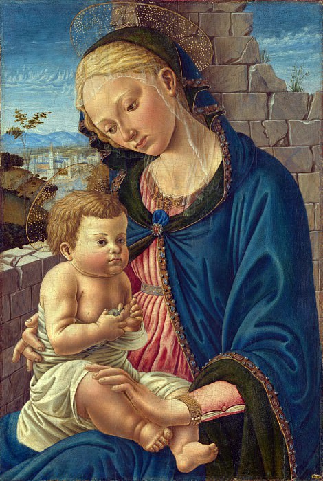 Флорентийская школа, 1450-75 – Мадонна с Младенцем, Часть 3 Национальная галерея