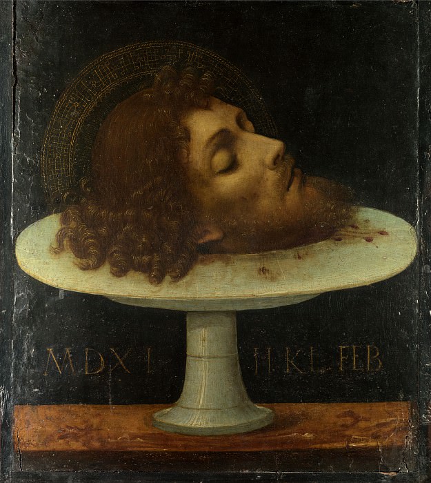 Italian - The Head of Saint John the Baptist. Part 3 National Gallery UK