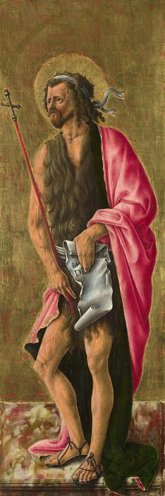 Giorgio Schiavone - Saint John the Baptist. Part 3 National Gallery UK