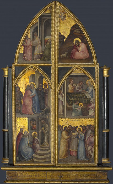 Джусто де Менабуо - Триптих Коронование Девы Марии (закрытый). Часть 3 Национальная галерея