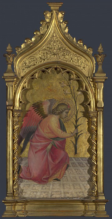 Giovanni dal Ponte - Saint Gabriel - Left Pinnacle. Part 3 National Gallery UK