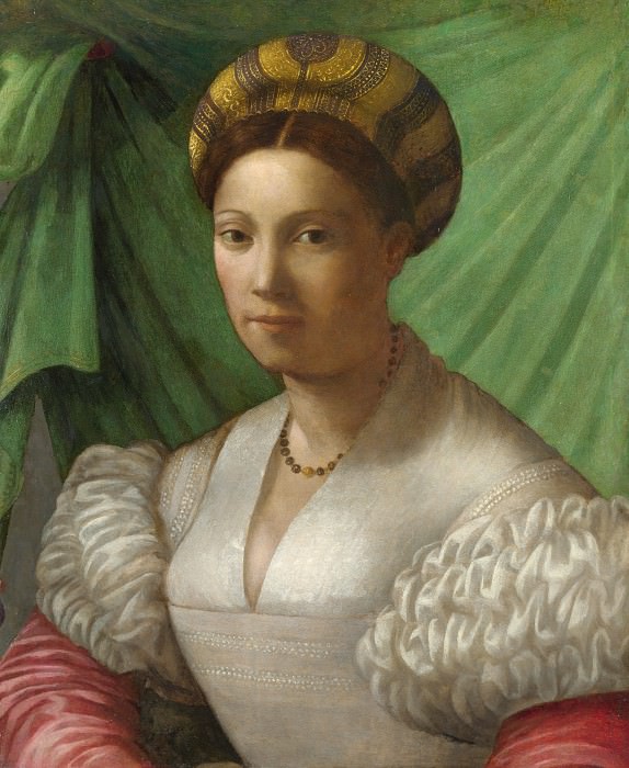 Флорентийская школа, ок1535-50 – Портрет дамы, Часть 3 Национальная галерея