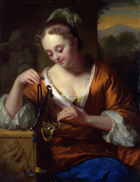 Godfried Schalcken - Allegory of Virtue and Riches. Part 3 National Gallery UK