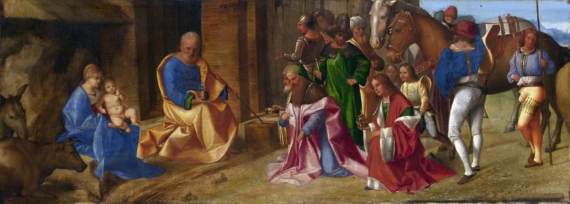 Giorgione - The Adoration of the Kings. Part 3 National Gallery UK