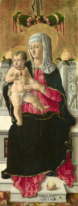 Giorgio Schiavone - The Virgin and Child Enthroned. Part 3 National Gallery UK