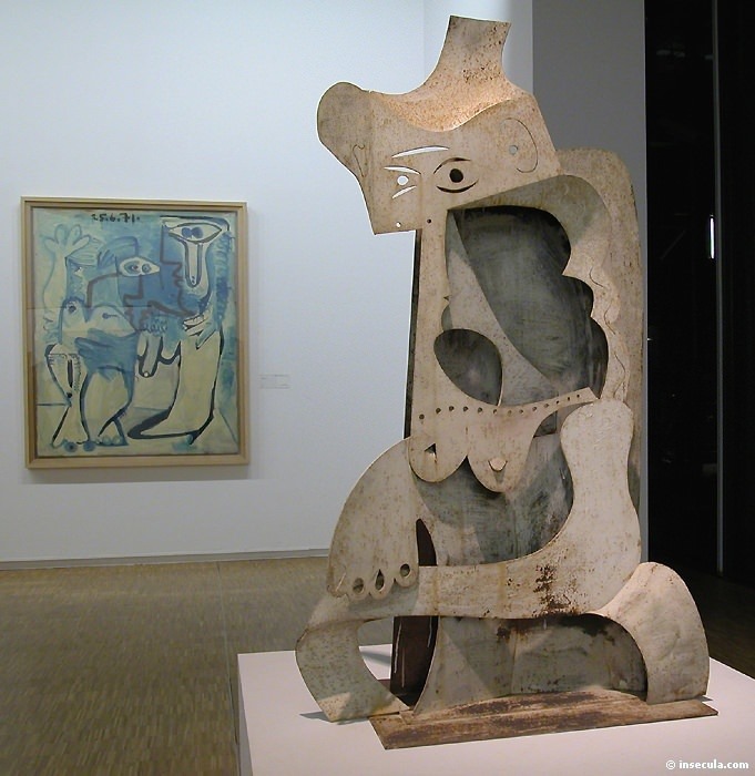 1961 Femme au chapeau. Пабло Пикассо (1881-1973) Период: 1943-1961