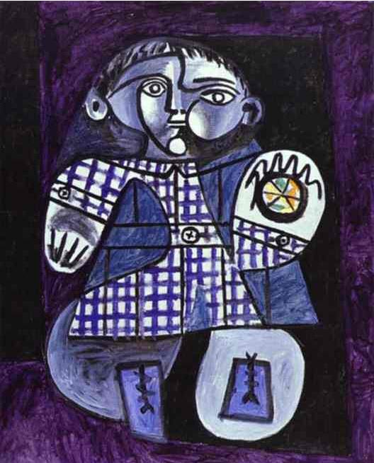1948 Claude Е la balle. Pablo Picasso (1881-1973) Period of creation: 1943-1961