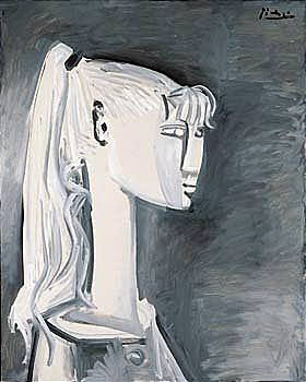 1954 Portrait de Sylvette David 13. Pablo Picasso (1881-1973) Period of creation: 1943-1961