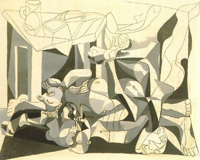 1944 Le charnier. Пабло Пикассо (1881-1973) Период: 1943-1961