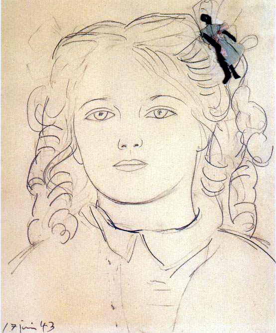 1943 Maya dans ses cheveux une poupВe en tissu. Pablo Picasso (1881-1973) Period of creation: 1943-1961