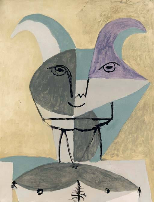 1960 Faune. Pablo Picasso (1881-1973) Period of creation: 1943-1961