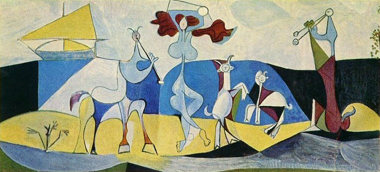 1946 La joie de vivre (Pastorale). Pablo Picasso (1881-1973) Period of creation: 1943-1961