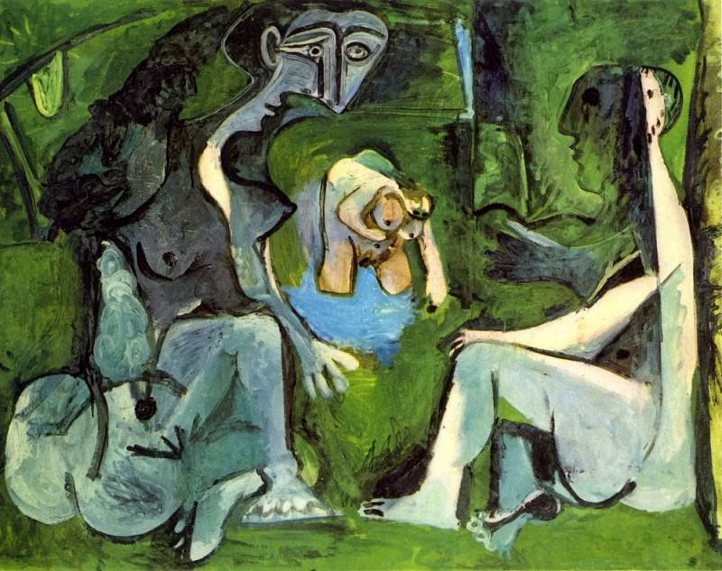 1961 Le dВjeuner sur lherbe (Manet) 8. Пабло Пикассо (1881-1973) Период: 1943-1961