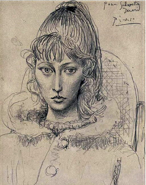 1954 Portrait de Sylvette David 01. Pablo Picasso (1881-1973) Period of creation: 1943-1961