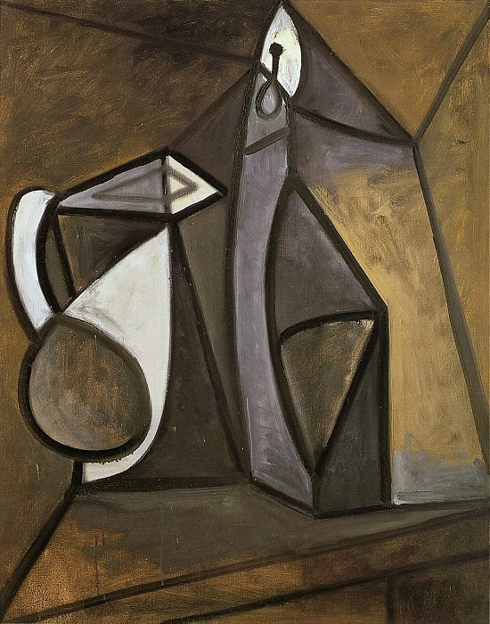 1945 Pichet et bougeoir 1, Пабло Пикассо (1881-1973) Период: 1943-1961