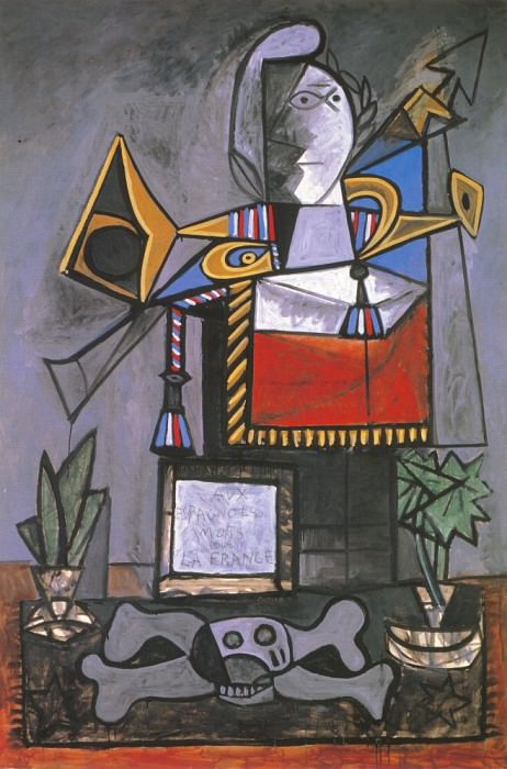 1945 Monument aux espagnols morts pour la France. Pablo Picasso (1881-1973) Period of creation: 1943-1961