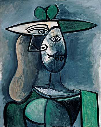 1947 Femme au chapeau 1. Пабло Пикассо (1881-1973) Период: 1943-1961