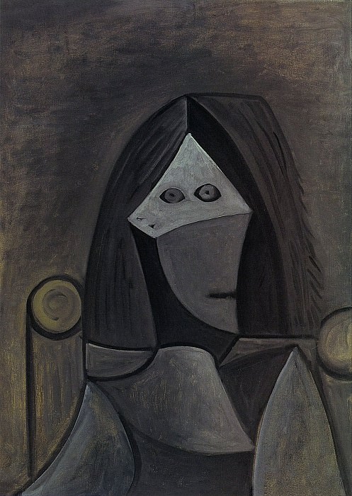 1944 Portrait de femme au fauteuil. Пабло Пикассо (1881-1973) Период: 1943-1961