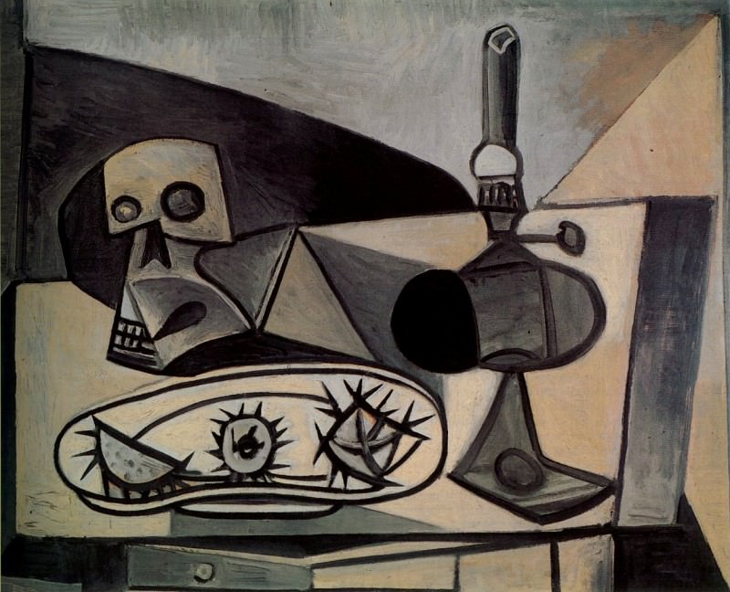 1946 CrГne, oursins et lampe sur une table 1. Pablo Picasso (1881-1973) Period of creation: 1943-1961