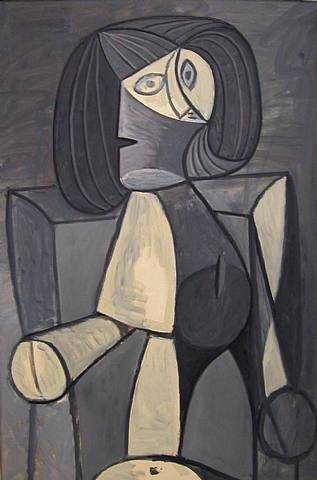1945 Femme en gris. Pablo Picasso (1881-1973) Period of creation: 1943-1961