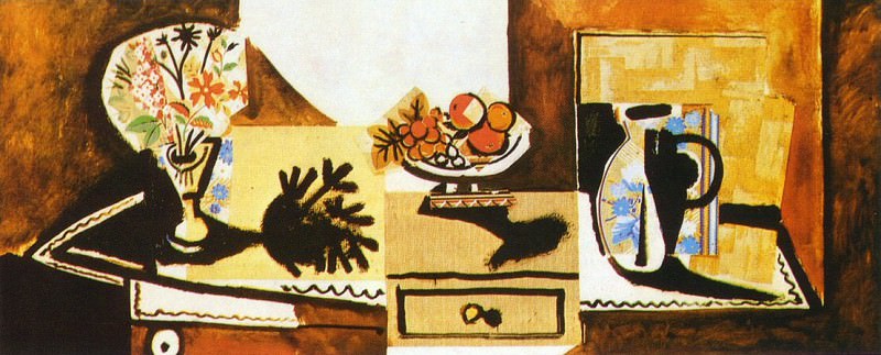 1955 Nature morte sur une commode, Пабло Пикассо (1881-1973) Период: 1943-1961