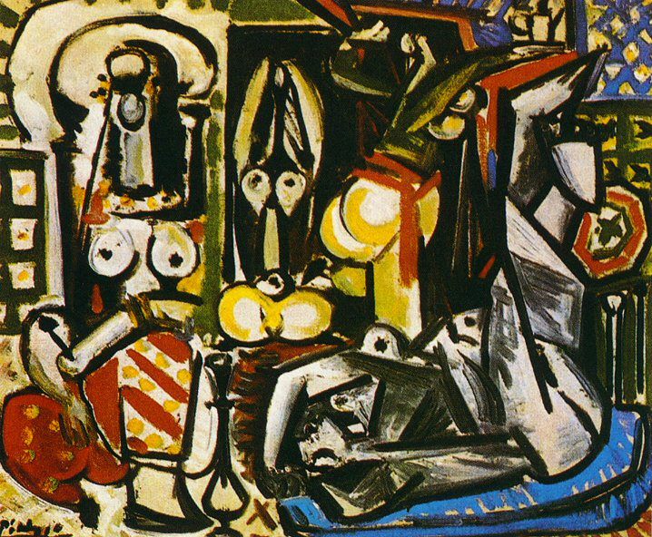 1955 Les femmes dAlger IV, Pablo Picasso (1881-1973) Period of creation: 1943-1961