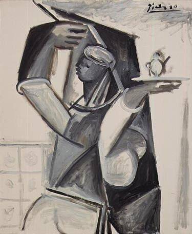 1955 Les femmes dAlger (Delacroix) VII. Пабло Пикассо (1881-1973) Период: 1943-1961