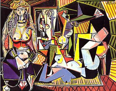1955 Les femmes dAlger (Delacroix) XV. Пабло Пикассо (1881-1973) Период: 1943-1961