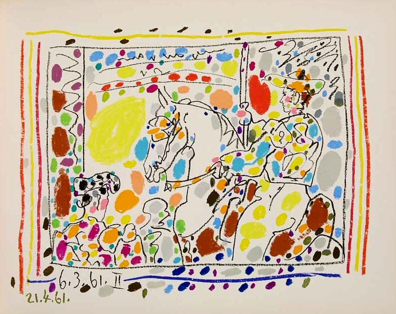 1961 Le Picador II. Пабло Пикассо (1881-1973) Период: 1943-1961