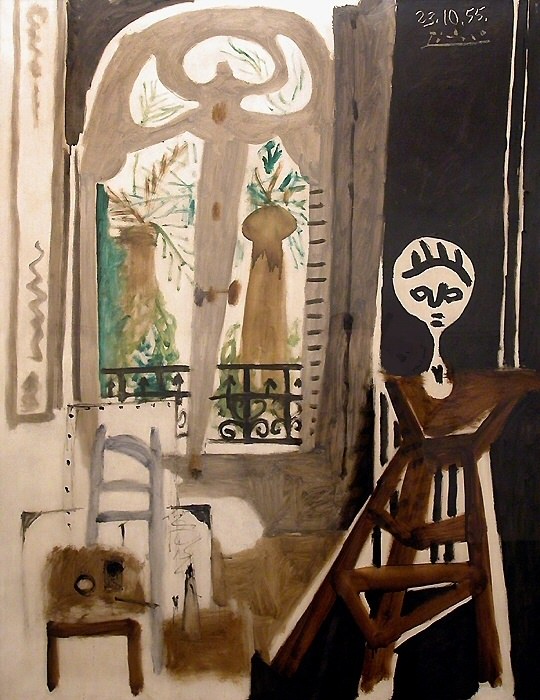 1955 Latelier de La Californie. Пабло Пикассо (1881-1973) Период: 1943-1961
