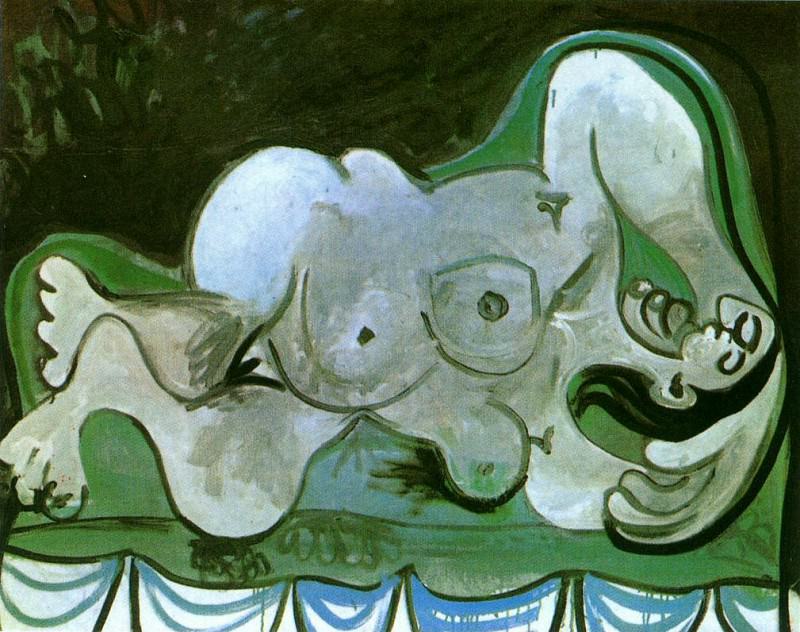 1961 Femme nue allongВe III, Пабло Пикассо (1881-1973) Период: 1943-1961