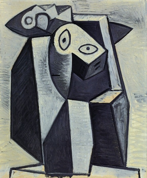 1947 Visage. Пабло Пикассо (1881-1973) Период: 1943-1961