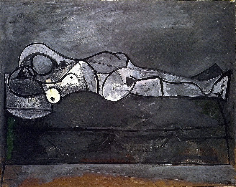 1944 Nu au divan. Pablo Picasso (1881-1973) Period of creation: 1943-1961 (Femme couchВe)