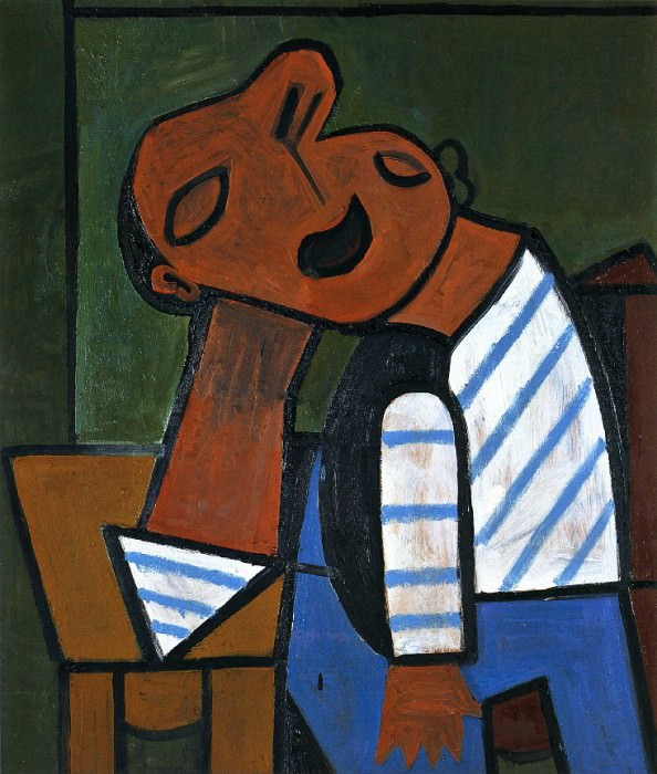 1946 PИcheur oisif. Пабло Пикассо (1881-1973) Период: 1943-1961