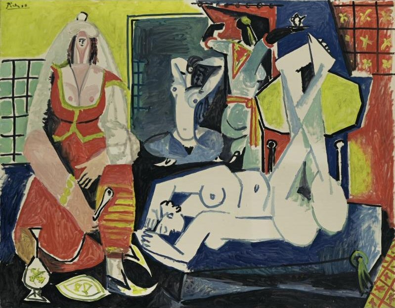 1955 Les femmes dAlger (Delacroix) X. Пабло Пикассо (1881-1973) Период: 1943-1961