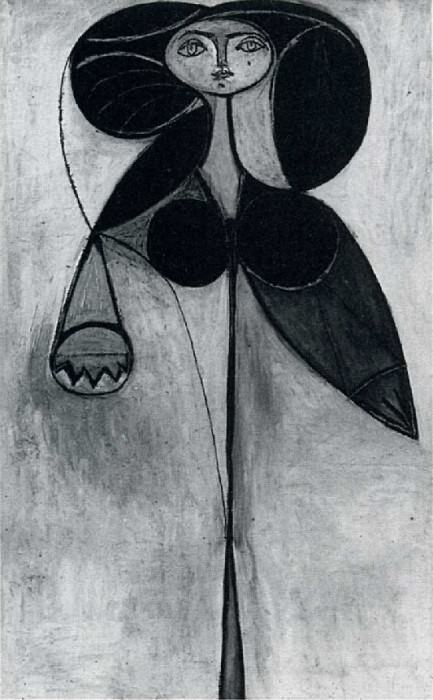 1946 La femme-fleur (FranЗoise GIlot). Пабло Пикассо (1881-1973) Период: 1943-1961