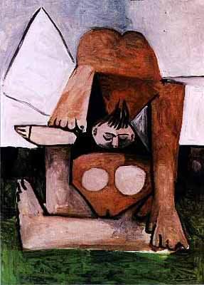 1960 Nu sur un divan. Пабло Пикассо (1881-1973) Период: 1943-1961