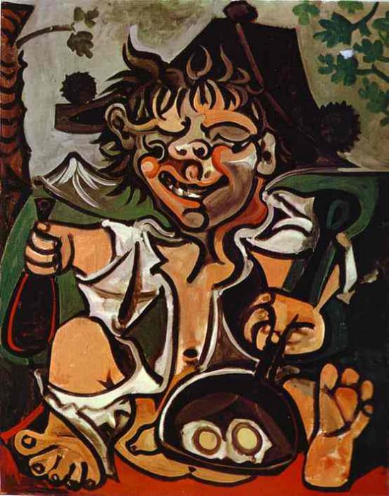 1959 El Bobo (Velаzquez- Murillo). Pablo Picasso (1881-1973) Period of creation: 1943-1961