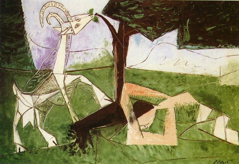 1956 Le printemps. Пабло Пикассо (1881-1973) Период: 1943-1961